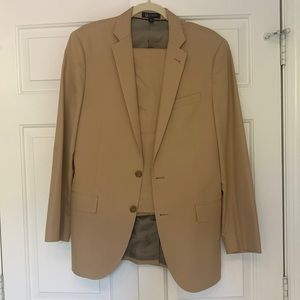 J Crew Ludlow 38R khaki beige suit